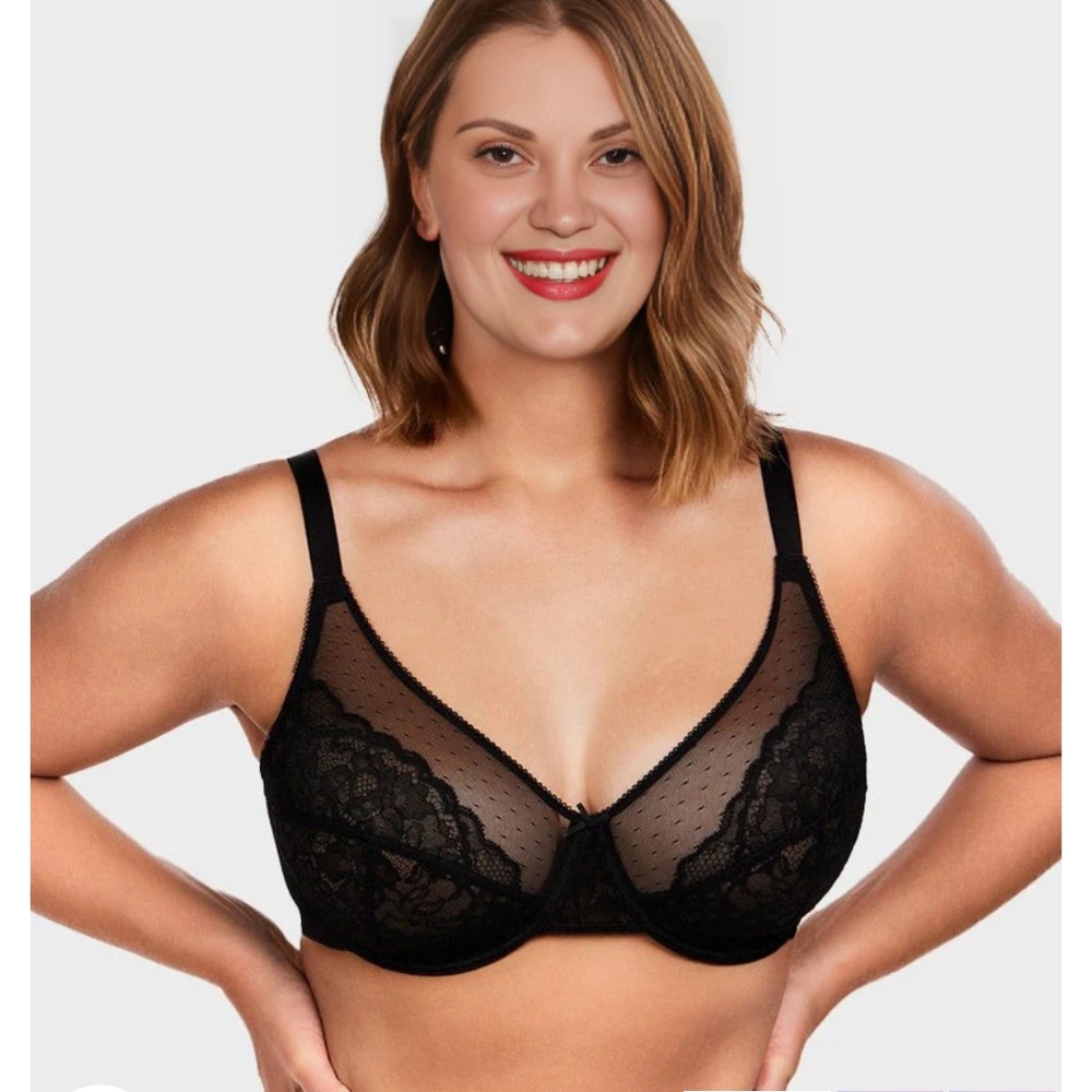 NWOT Shecurve Full Coverage Lace Minimizer Bra